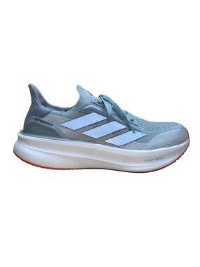 Adidas Men’s Light Blue & Orange Ultraboots Light Boost Running Shoes Size 10